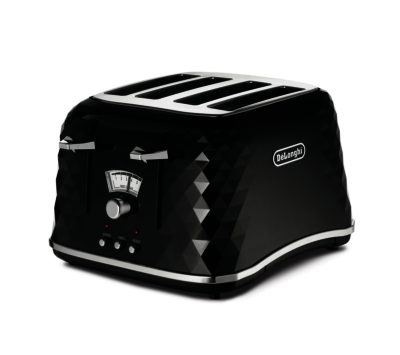 DELONGHI  Brillante CTJ4003.BK 4-Slice Toaster - Black